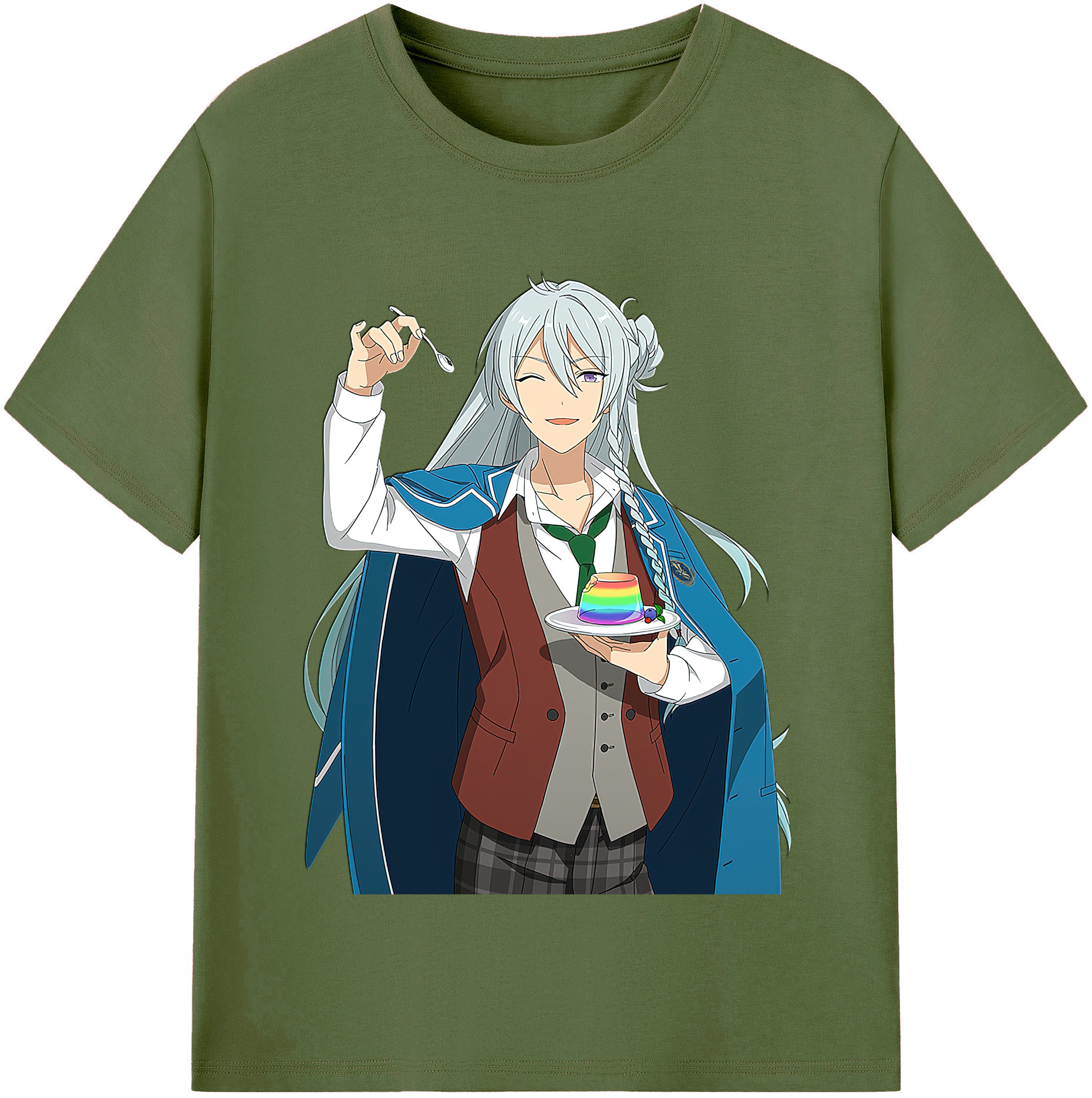 （画像用） あんさんぶるスターズ! Ensemble Stars 綿100％半袖Tシャツ（フロントプリント）